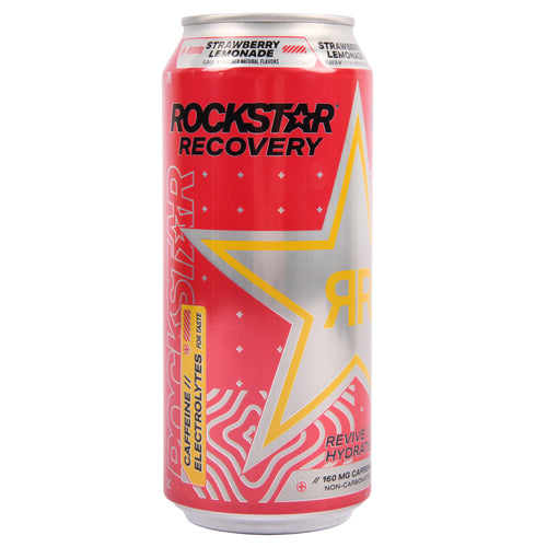 rockstar strawberry lemonade energy drink 16-oz -- 12 per case