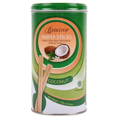 biskitop wafer sticks coconut 13.05-oz -- 12 per case