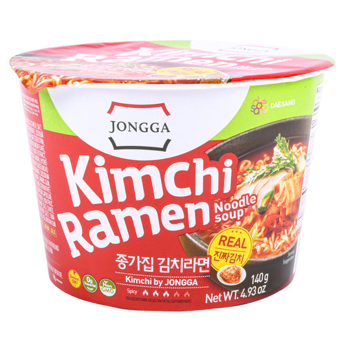 jongga kimchi ramen noodle soup 4.93-oz -- 6 per case