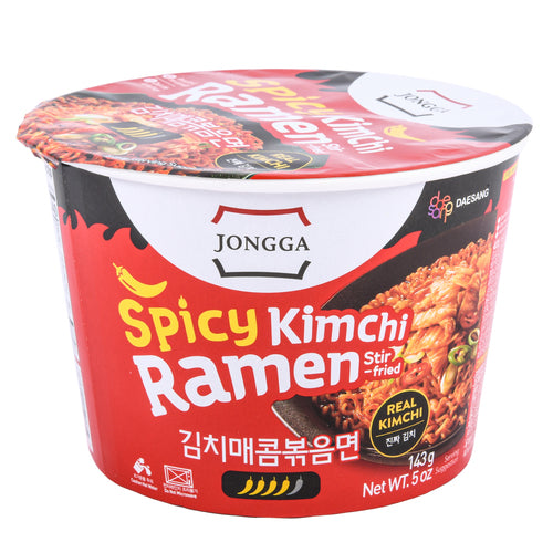 jongga spicy kimchi ramen stir fried 5-oz -- 6 per case