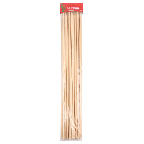 bamboo skewers 19in 48pk -- 12 per box