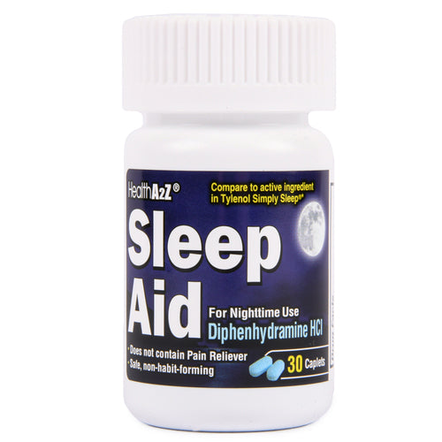 healtha2z sleep aid 25mg 30 caplets -- 24 per case