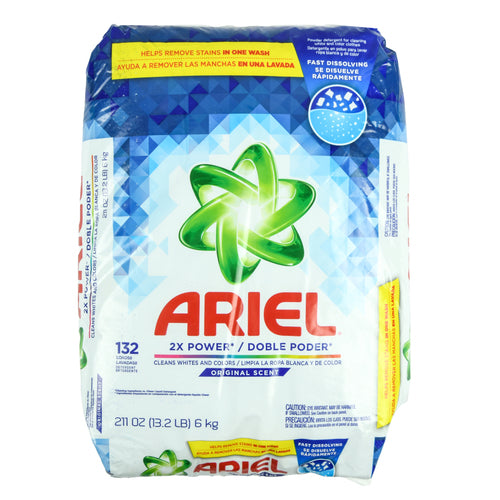 ariel powder detergent 211 oz 6 kg -- 3 per case