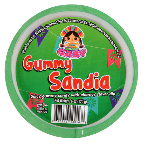 dulces gaby gummy sandia 170gr -- 24 per case