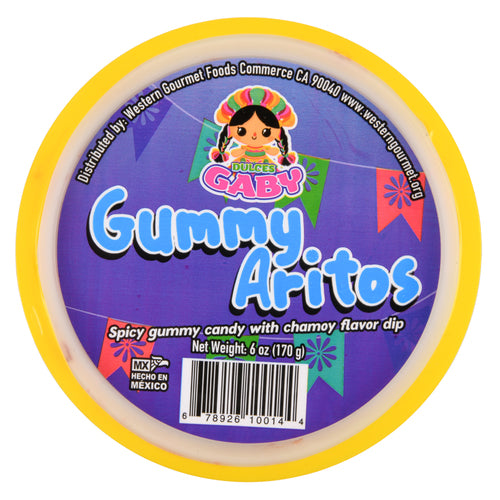 dulces gaby gummy aritos 170gr -- 24 per case