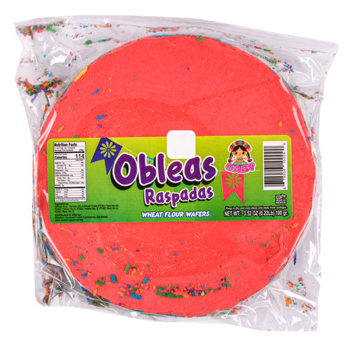 dulces gaby oblea raspada 100gr -- 24 per case