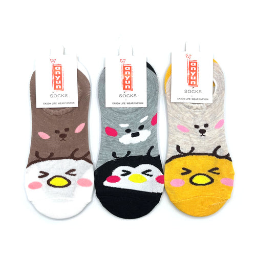 anyun summer socks asst 1pr -- 12 per box