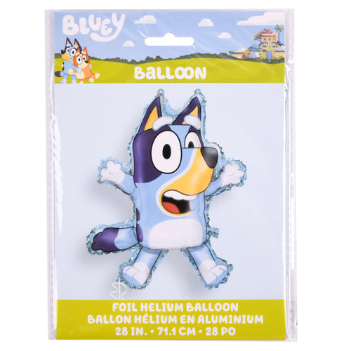 bluey shaped foil balloon 28 -- 5 per box