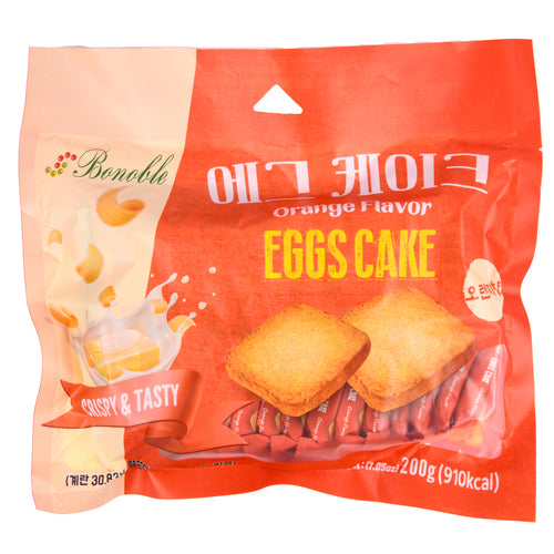 bonoble eggs cake orange 200-gr -- 16 per case