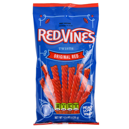 red vines original candy 4.5-oz -- 12 per case