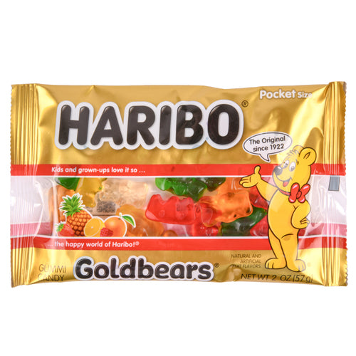 haribo goldbears gummi candy 24pk -- 6 per case