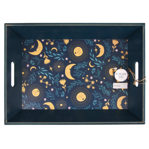 serving tray sun moon 18x13 -- 4 per case