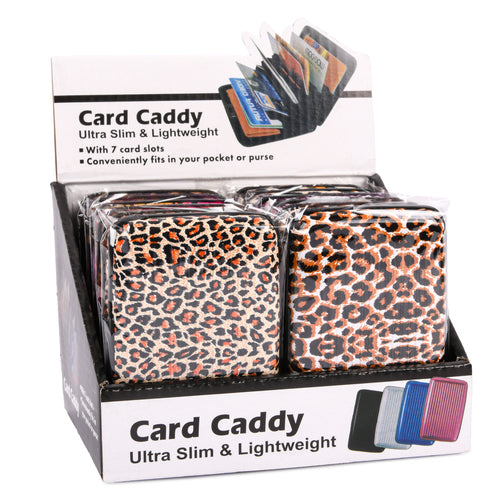 card caddy asst animal print -- 12 per box