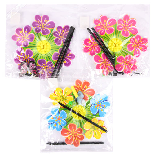 wind fan small asst flowers design -- 12 per box