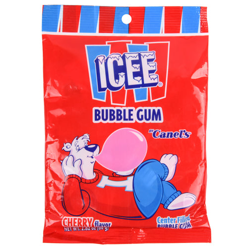 canel s peg icee bubble gum 80gr -- 12 per case