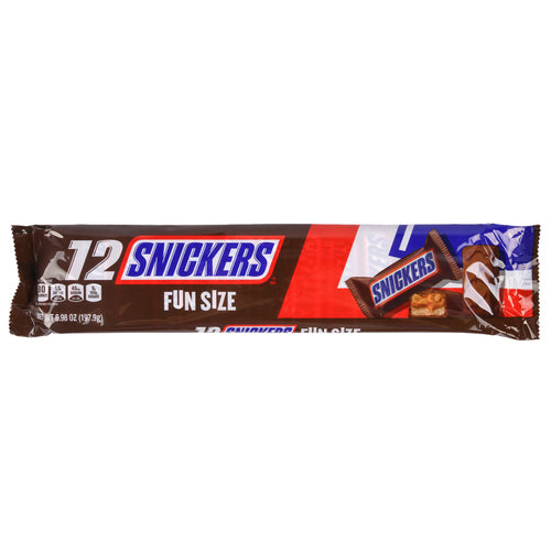 snickers fun size 12pk 6.98 oz -- 18 per case