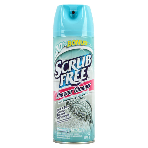 scrub free foaming shower cleaner 12 oz -- 12 per case