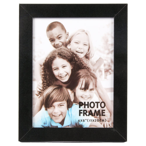 mdf photo frame black 6x8 -- 24 per case