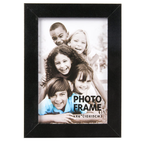 mdf photo frame black 4x6 -- 24 per case