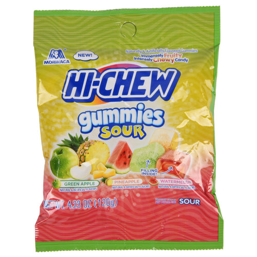 hi-chew gummies sour 4.23-oz -- 9 per case