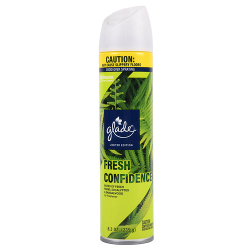 glade spray fresh confidence 8.3 oz -- 6 per case