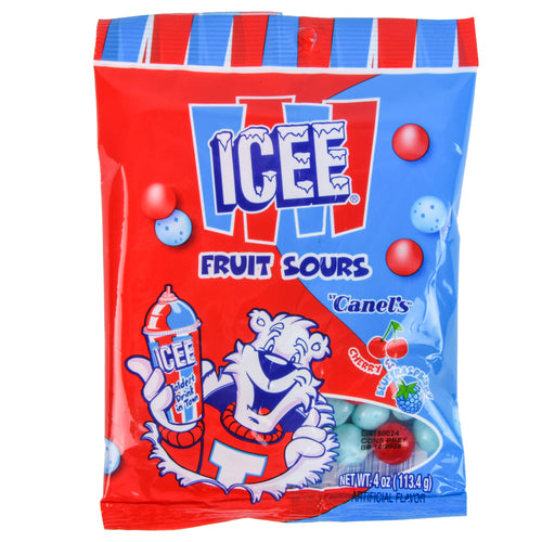 canel s icee fruit sours candy 4-oz -- 12 per case