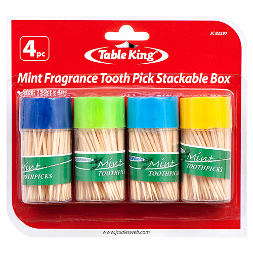 table king toothpick mint fragrance - - 150ct x 4pk -- 24 per box