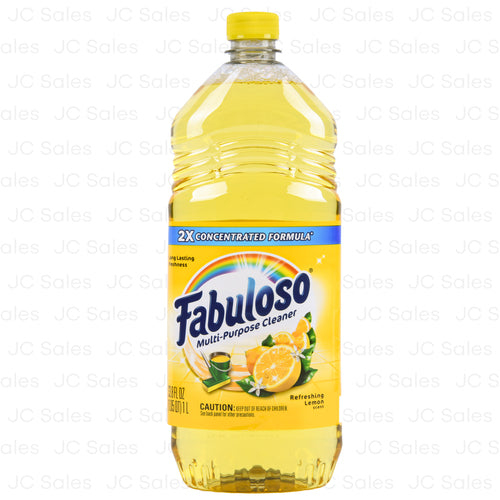 fabuloso lemon 2x 33.8 oz -- 12 per case