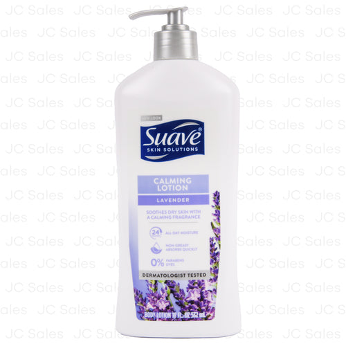 suave lotion calming lavender 18 oz -- 6 per case