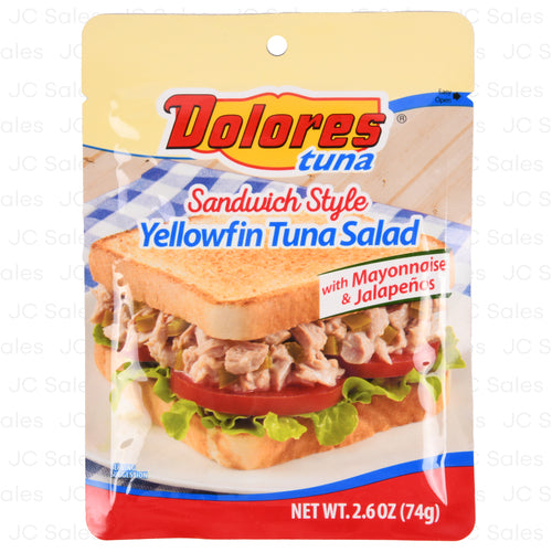 dolores tuna salad mayo jalape o 2.6-oz pouch -- 24 per case