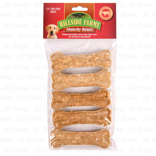 hillside farms munchy bones 4 - 5ct -- 24 per case