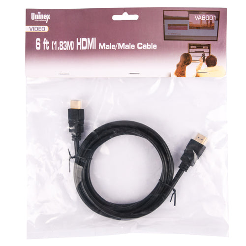 uninex hdmi cable 6ft -- 24 per box