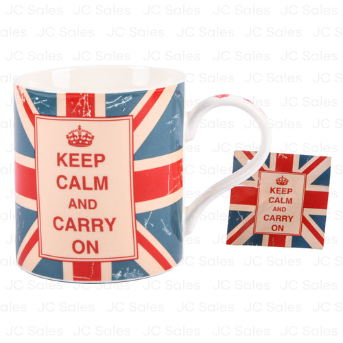 keep calm carry on mug 14 oz -- 6 per box