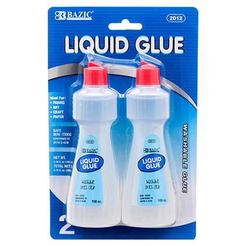 2.7 oz clear liquid glue - craft supplies -- 24 per box