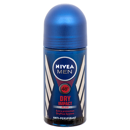 nivea roll-on deodorant dry impact 50 ml -- 24 per case