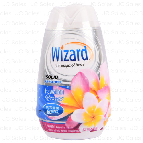 wizard solid freshener hawaiian retreat 7.8 oz -- 12 per case