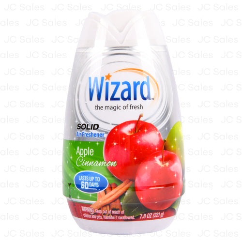 wizard solid freshener apple cinnamon 7.8 oz -- 12 per case