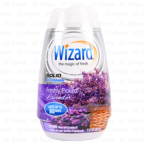 wizard solid freshener freshly picked lavender 7.8 oz -- 12 per case