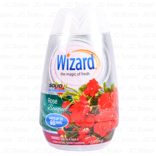 wizard solid freshener rose bouquet 7.8 oz -- 12 per case