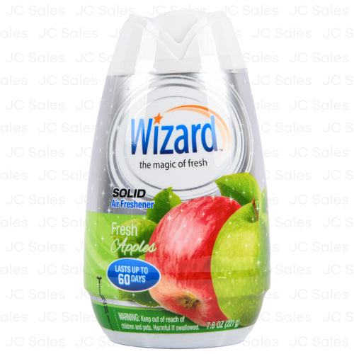 wizard solid freshener fresh apple 7.8 oz -- 12 per case