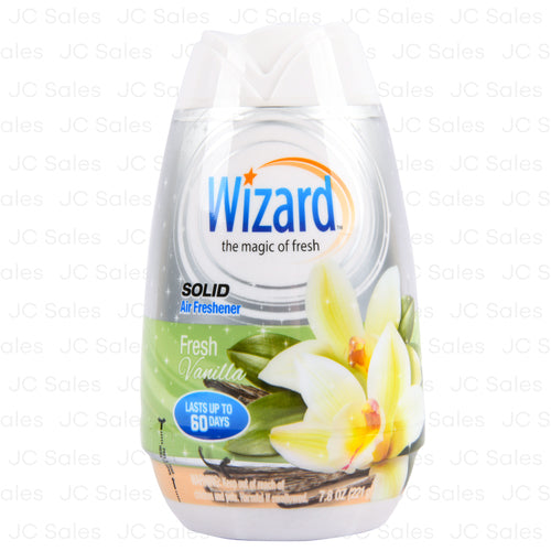 wizard solid freshener fresh vanilla 7.8 oz -- 12 per case