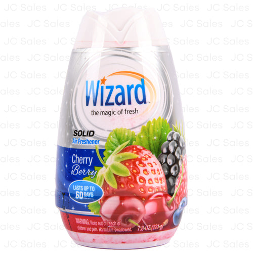 wizard solid freshener cherry berry 7.8 oz -- 12 per case