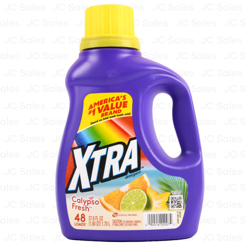 xtra liquid detergent calypso fresh 57.6 oz -- 6 per case