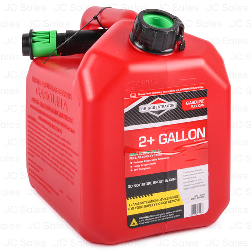 smart fill plastic gas can 2 gal -- 6 per case