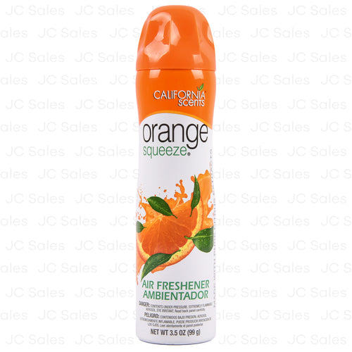 california scents air freshner aerosol orange squeeze ni 3.5oz -- 24 per case