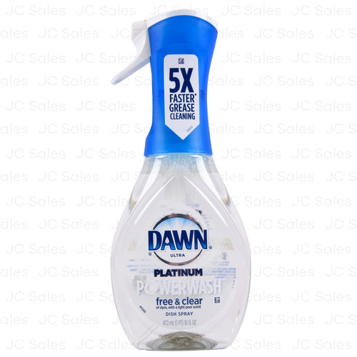 dawn platinum powerwash free clear 16 oz -- 6 per case