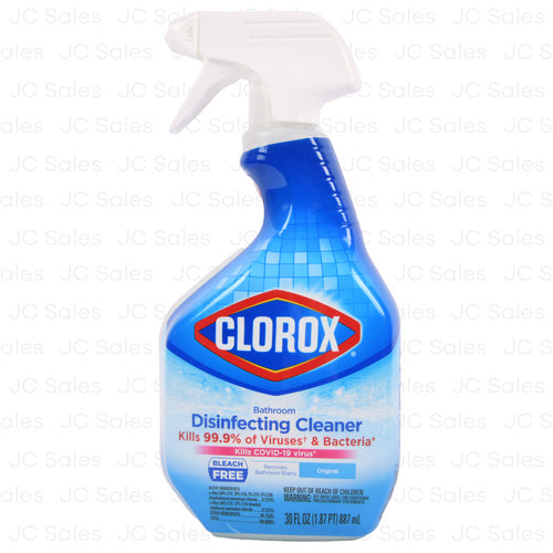 clorox bathroom disinfecting cleaner 30 oz -- 9 per case