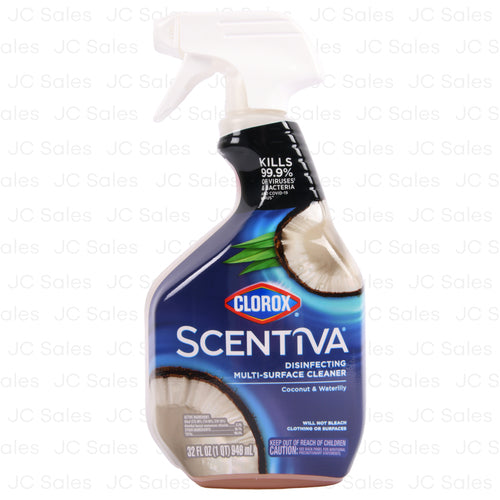 clorox scentiva cleaner spray coconut 32 oz -- 9 per case