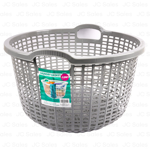 plastic laundry basket asst col 20x11.5 -- 10 per case