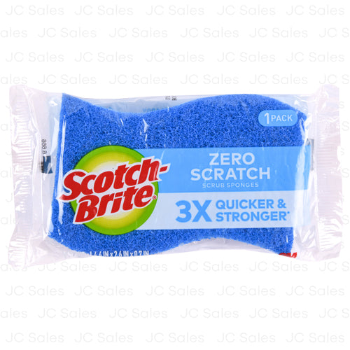 scotch brite scrub sponge 4.4x2.6x.7 1pc -- 24 per box